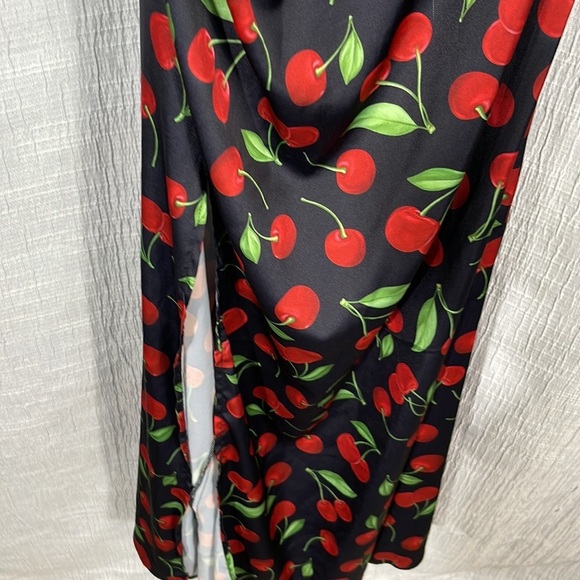 For Love‎ & Lemons Xena Midi Dress in Black Multi - Picture 8 of 10